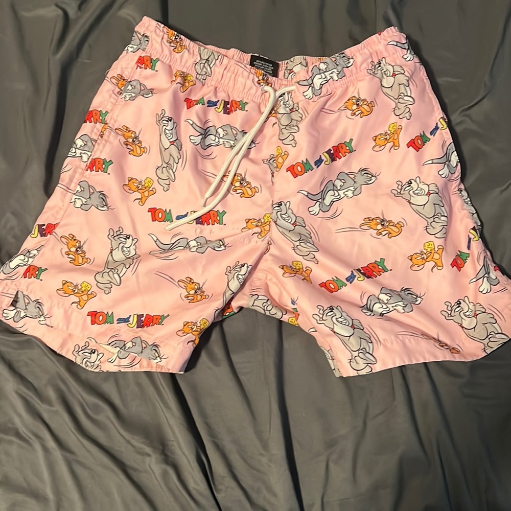 tom and jerry swim trunks